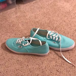 Turquoise vans
